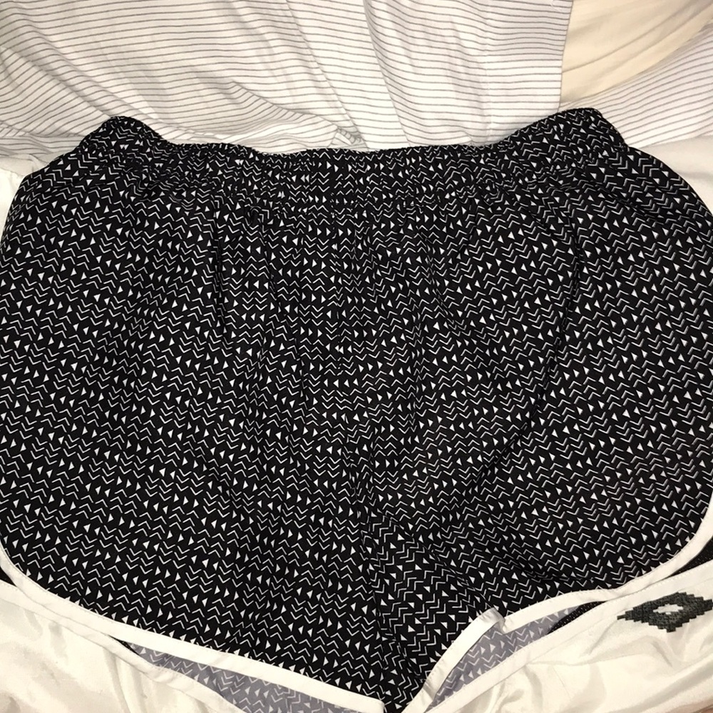 Black with white detailing shorts form old navy